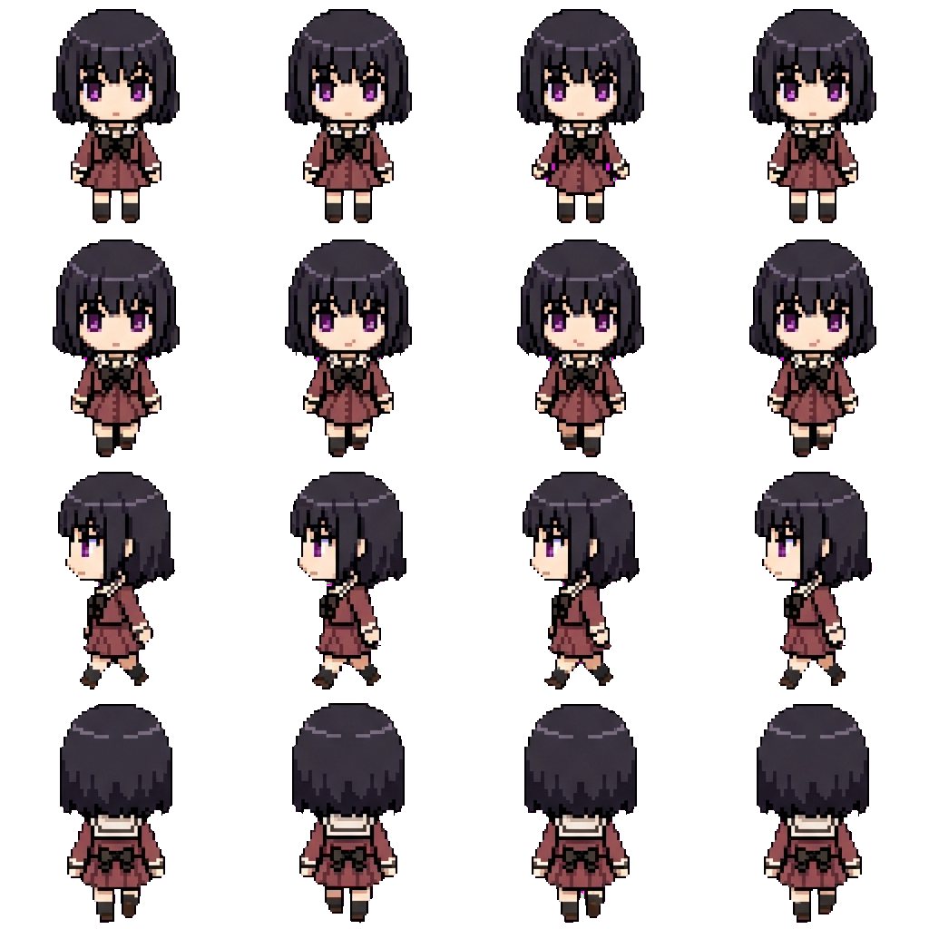 mai Sawaguchi movement sprite