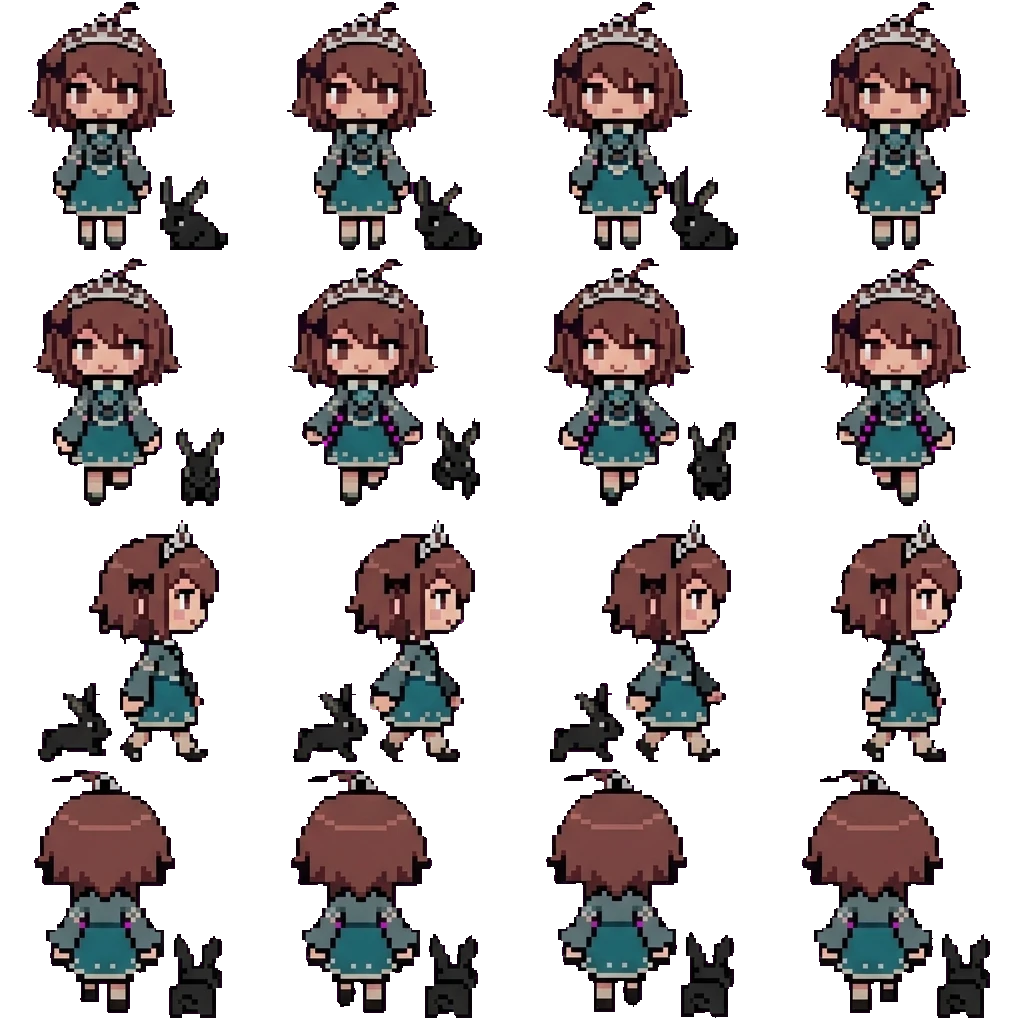 Alice The Demon movement sprite
