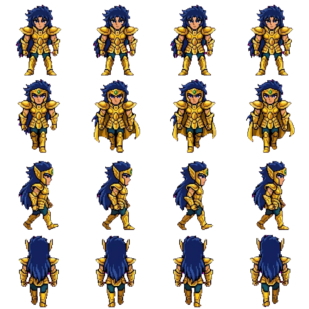 Saga de geminis movement sprite