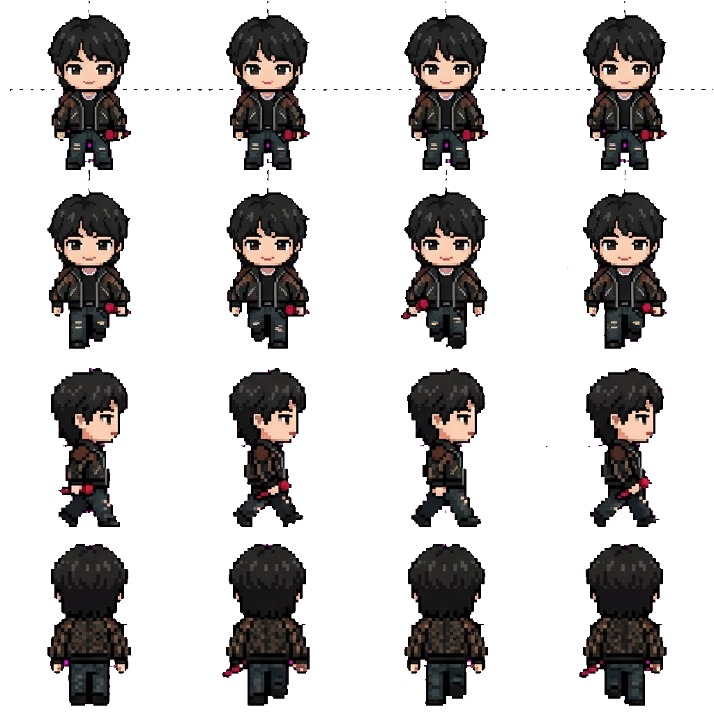 Jin movement sprite