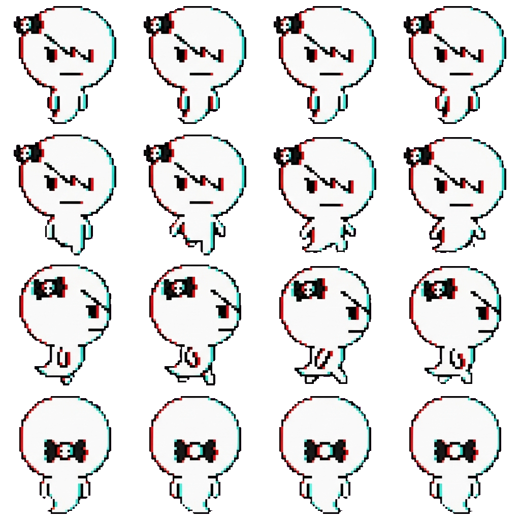 Carrie movement sprite