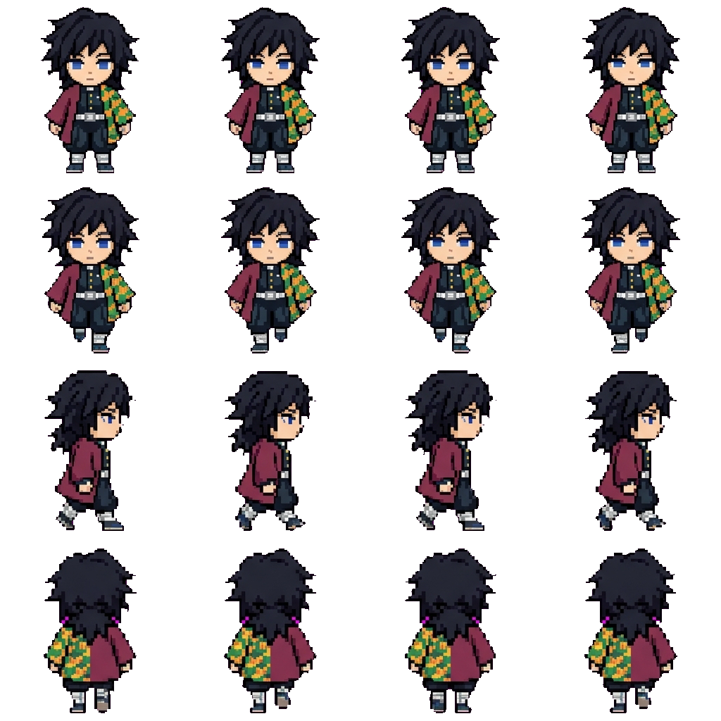 Tomioka Giyuu movement sprite