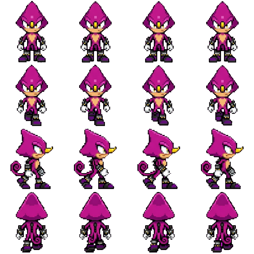 Espio movement sprite