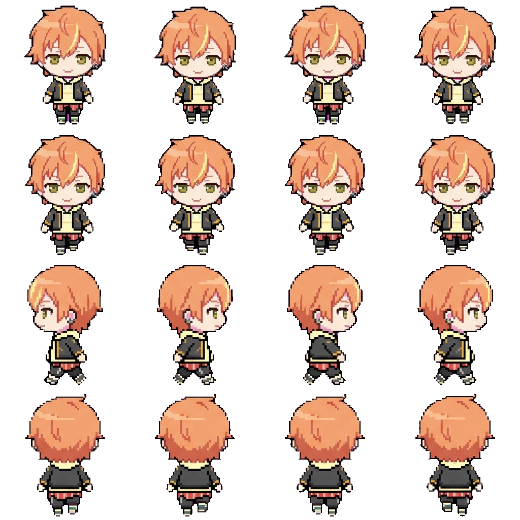 Akito movement sprite