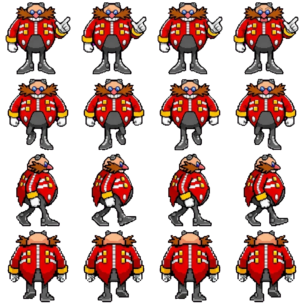 Dr.Robotnik (Eggman) movement sprite