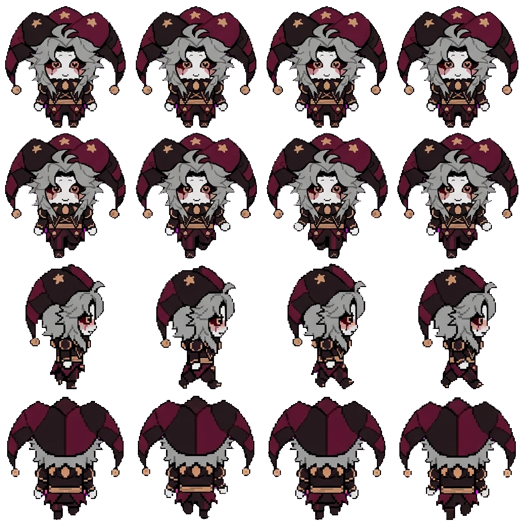 Pierrot 💕 movement sprite