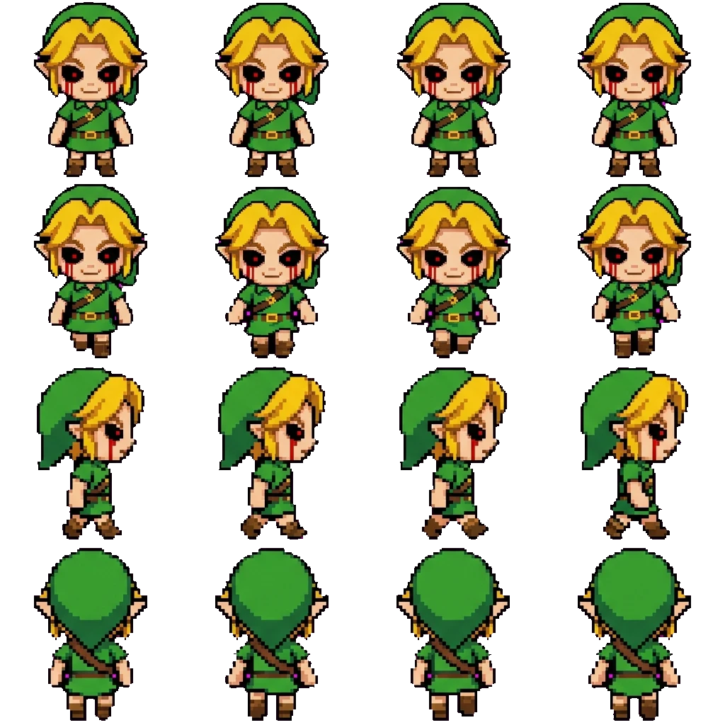 Ben Drowned movement sprite