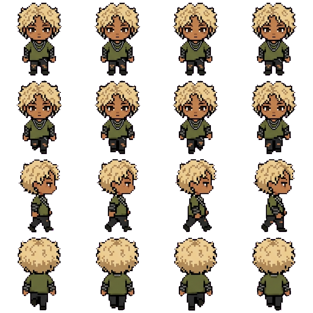 Evan movement sprite