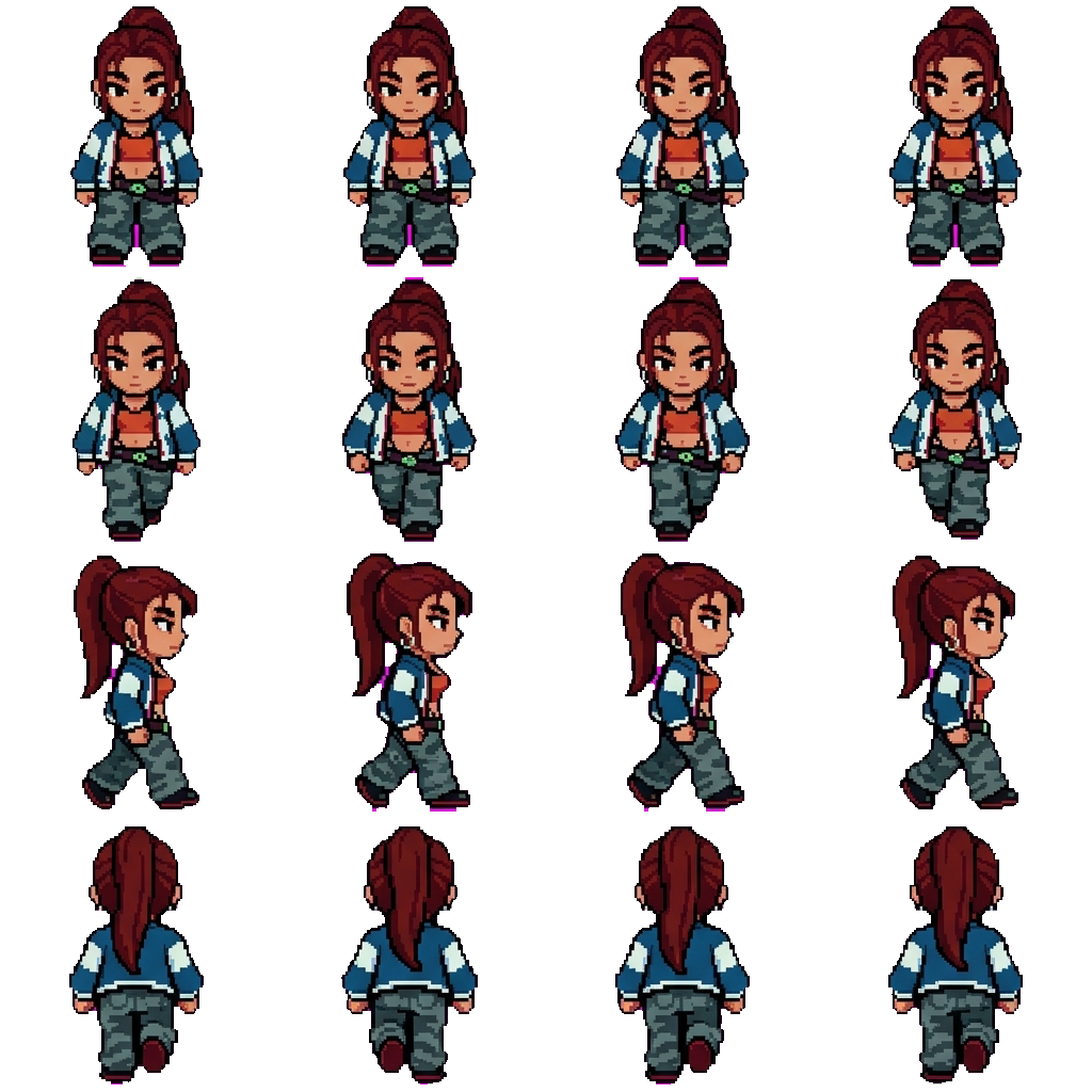 Hyuna movement sprite