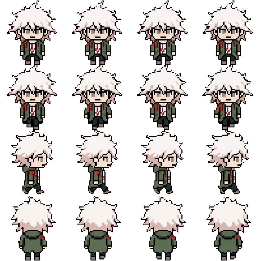 Nagito komaeda movement sprite
