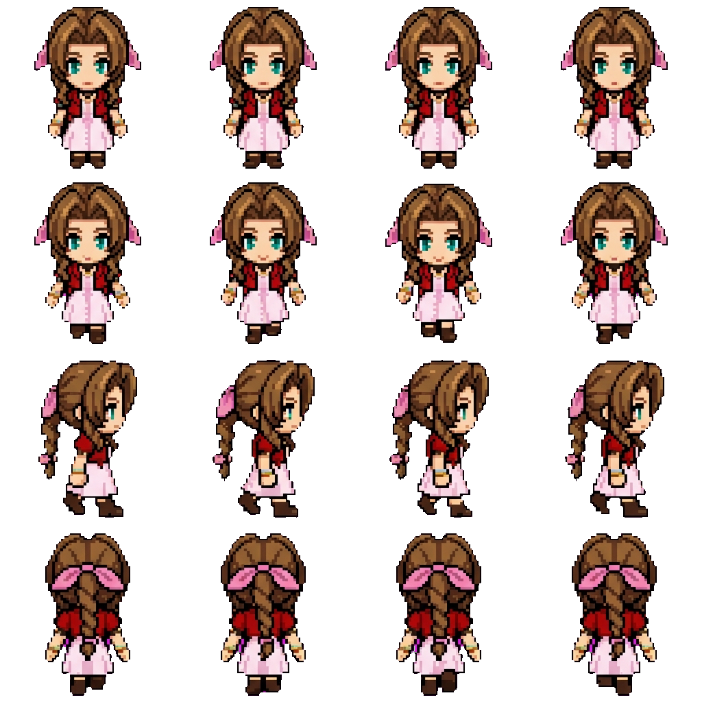Aerith movement sprite