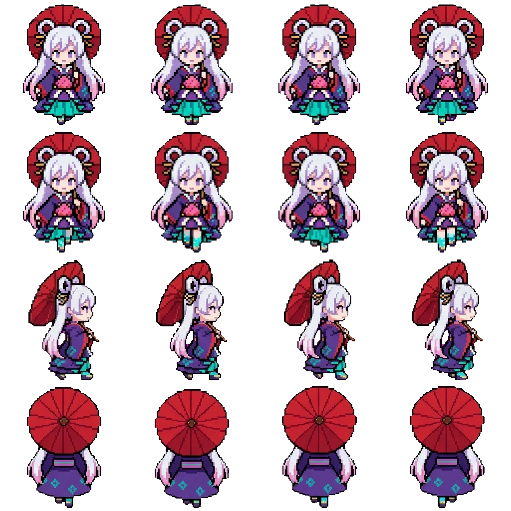 Runami Yachiyo movement sprite