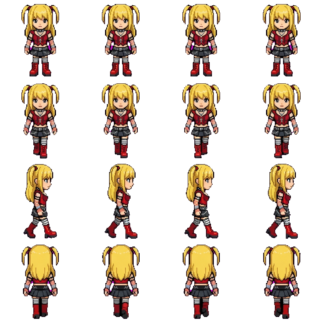 Misa Amane movement sprite