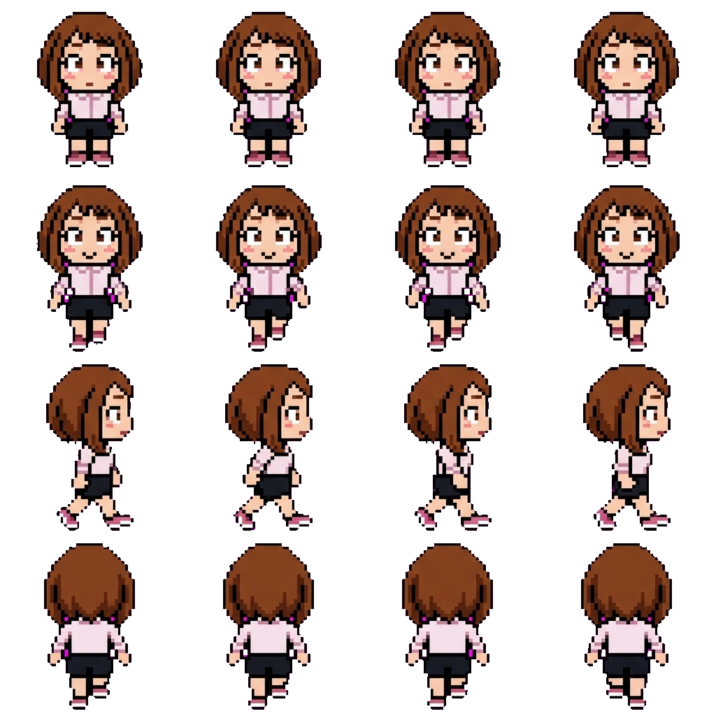ochako movement sprite