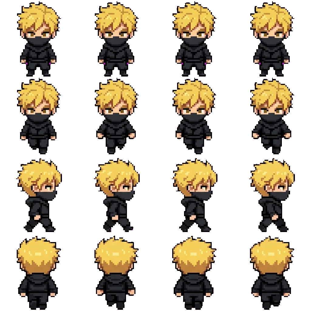 Mask movement sprite