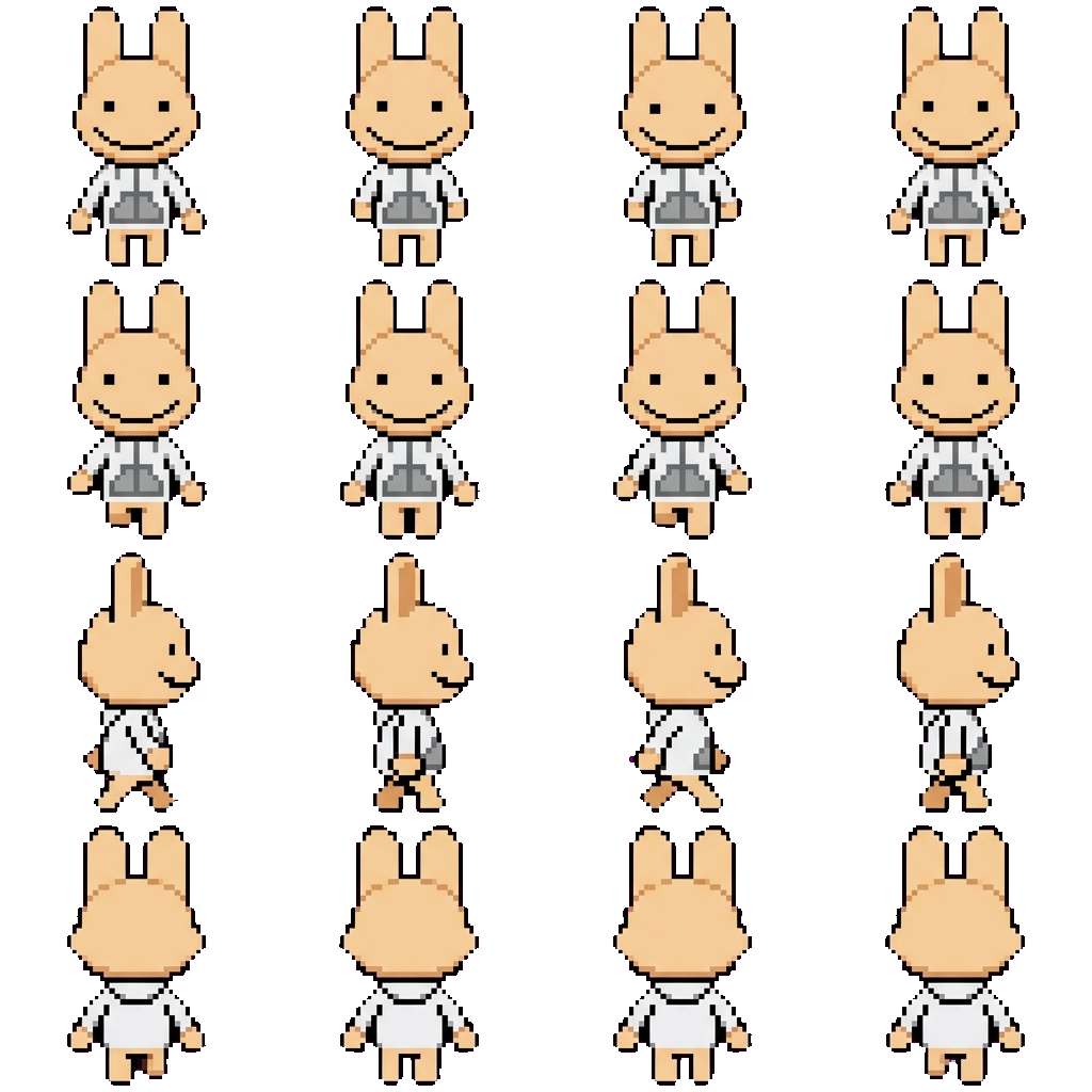 Intern movement sprite
