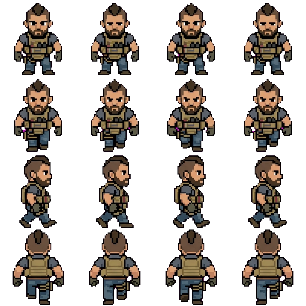 John "Soap" Mactavish movement sprite