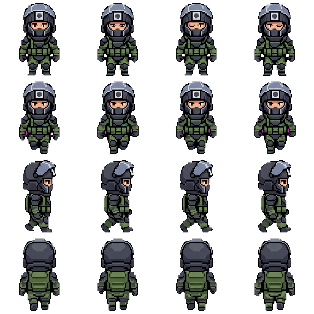Sineva movement sprite