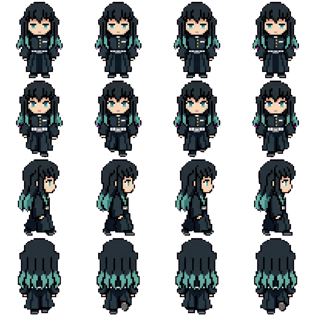 Muichiro Tokito movement sprite