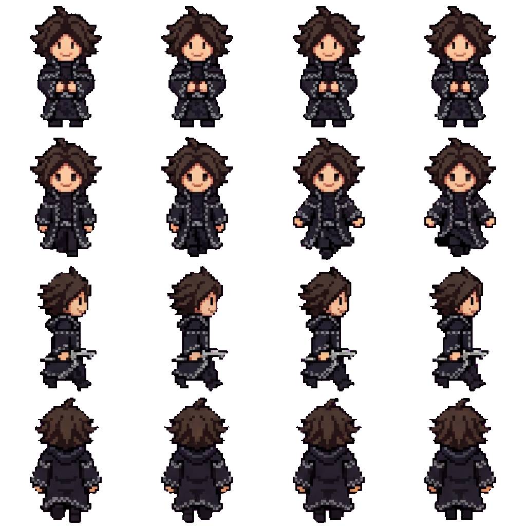 Two time movement sprite