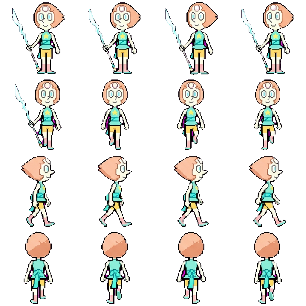 Pearl movement sprite