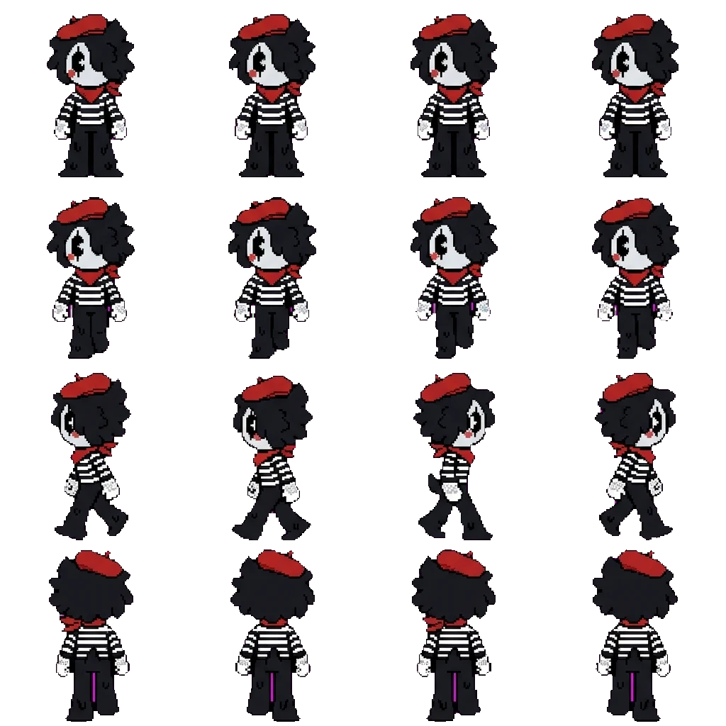 Blot movement sprite