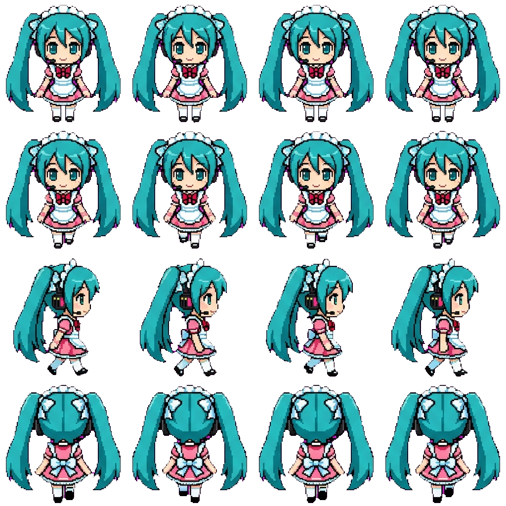 Hatsune Miku movement sprite