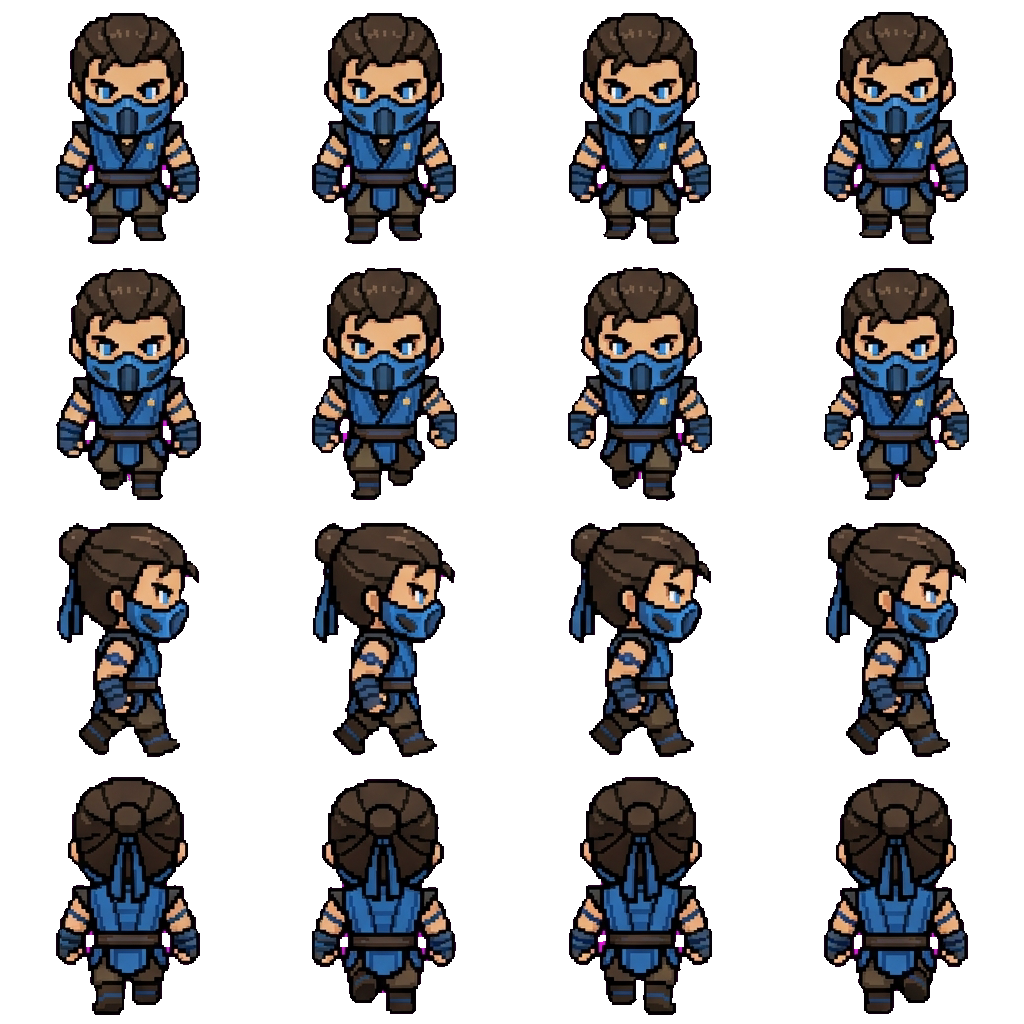 Sub Zero movement sprite