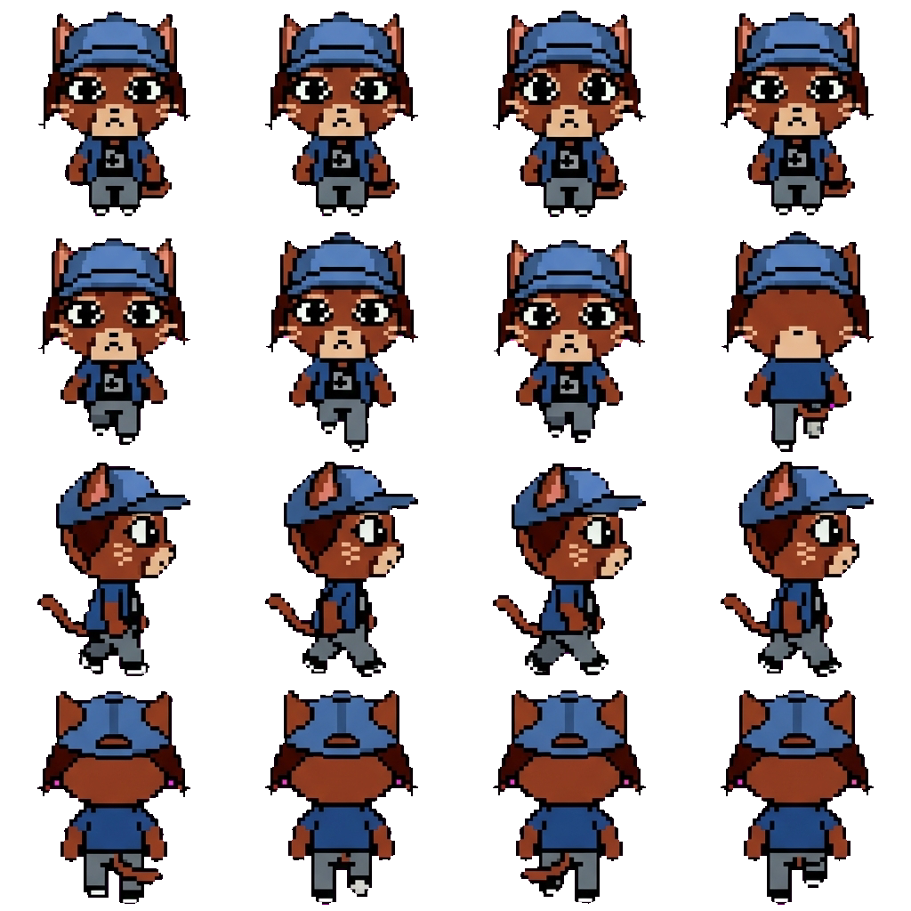 Liz movement sprite