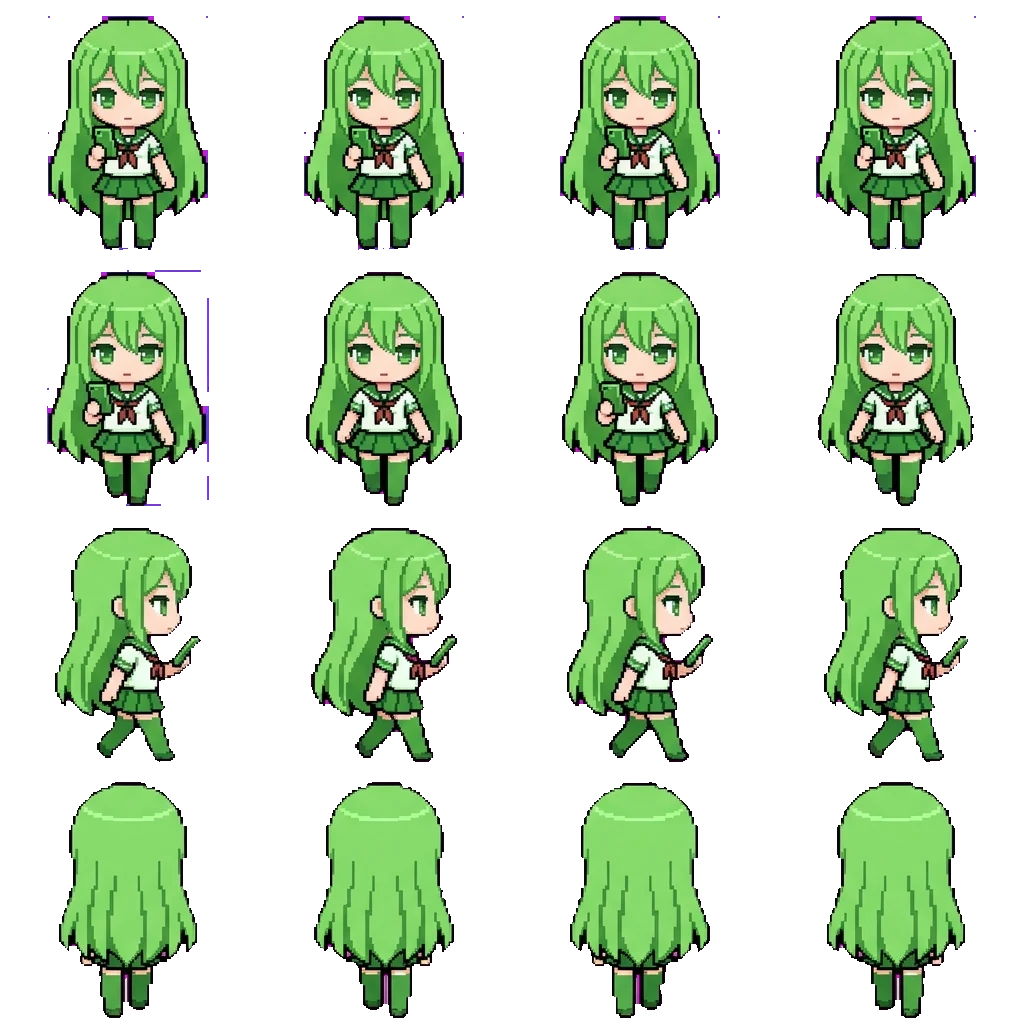 Midori Gurin movement sprite