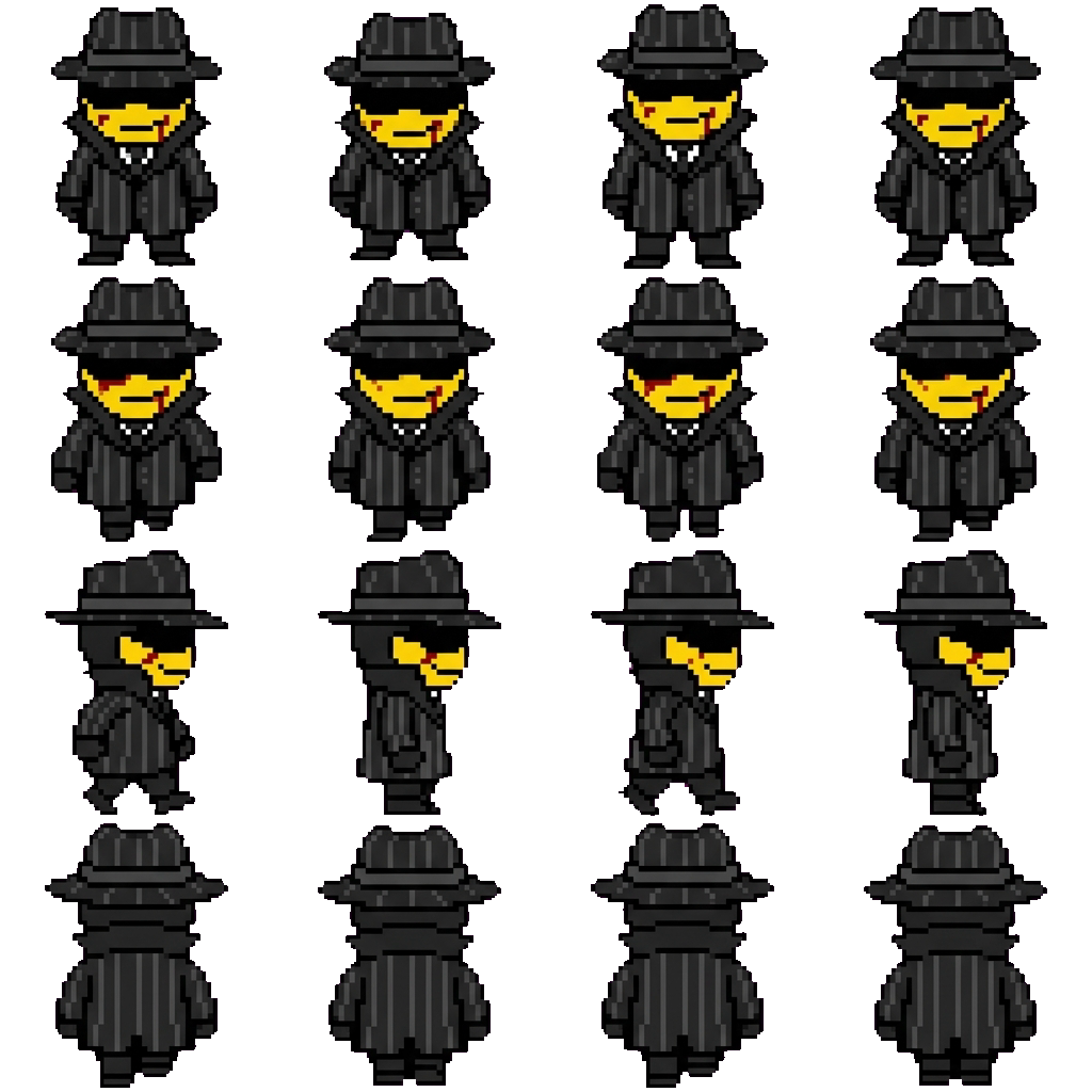 Mafioso movement sprite