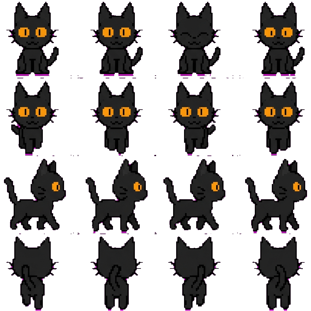 Charcoal movement sprite