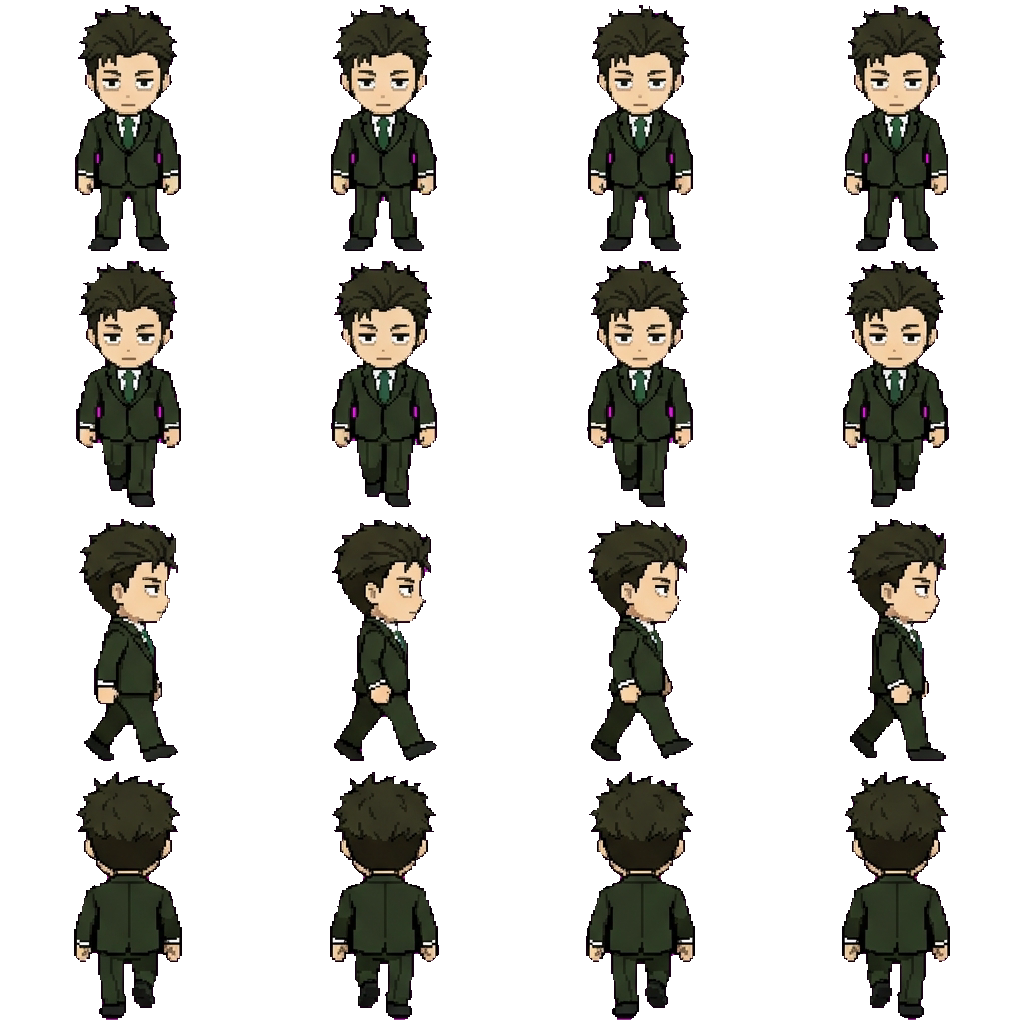 Hiromi Higuruma movement sprite