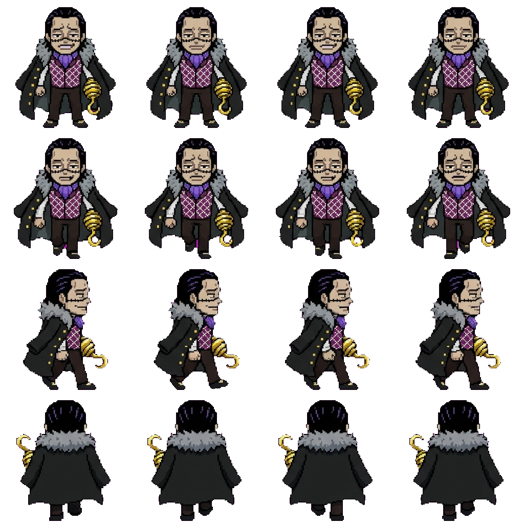 Crocodile movement sprite
