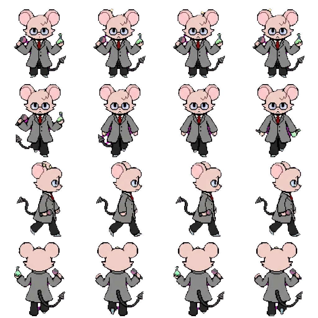 Ayumu movement sprite