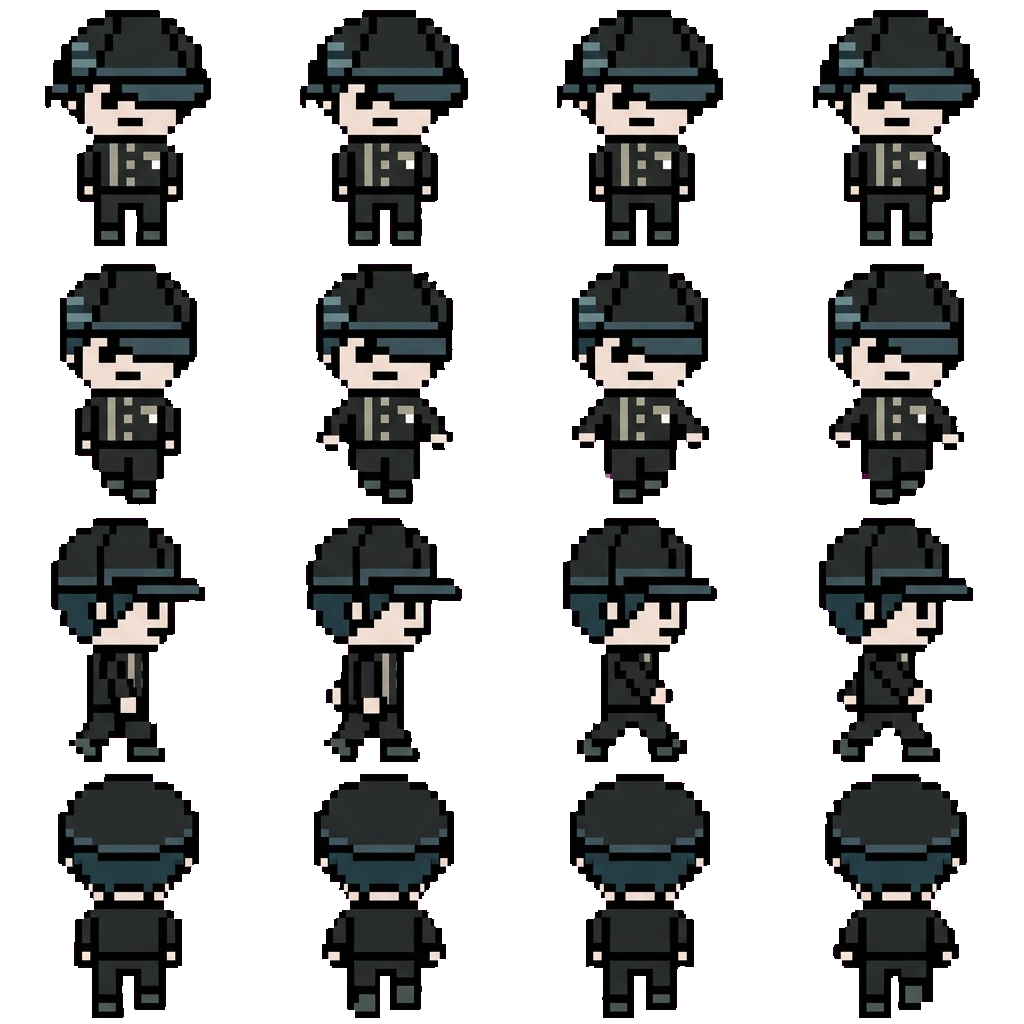 Шуичи Сайхара movement sprite
