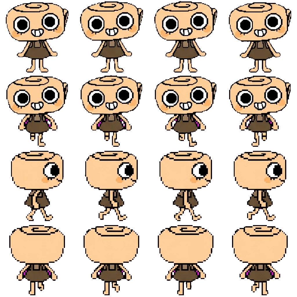 Shelly movement sprite