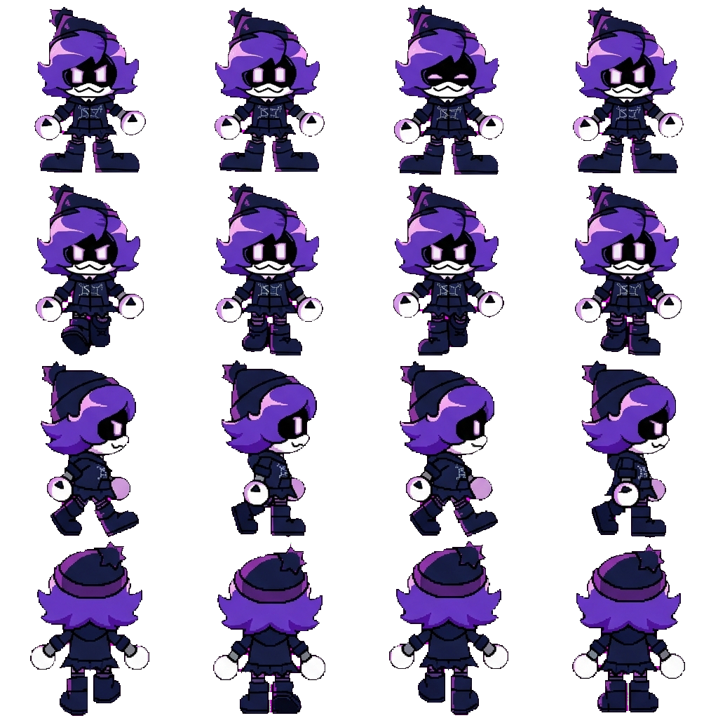 Uzi movement sprite
