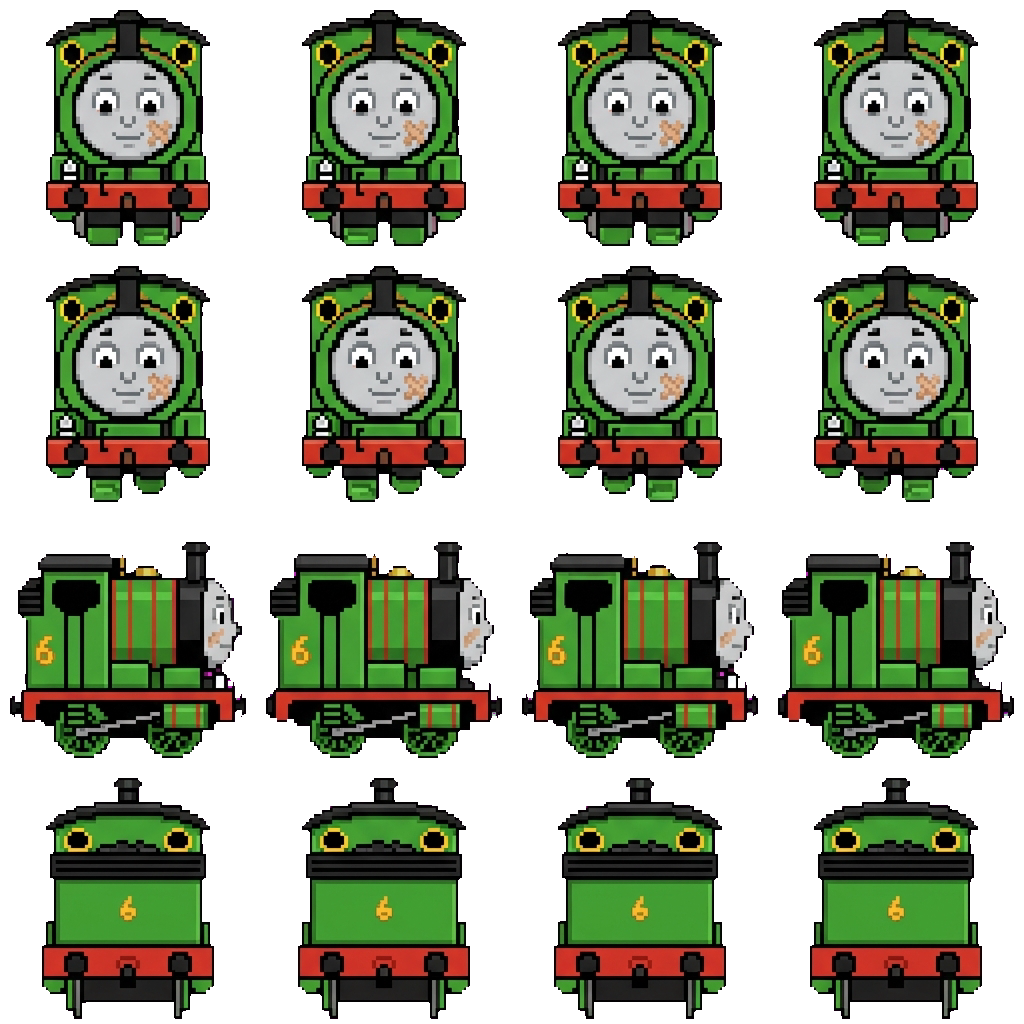 Perces movement sprite