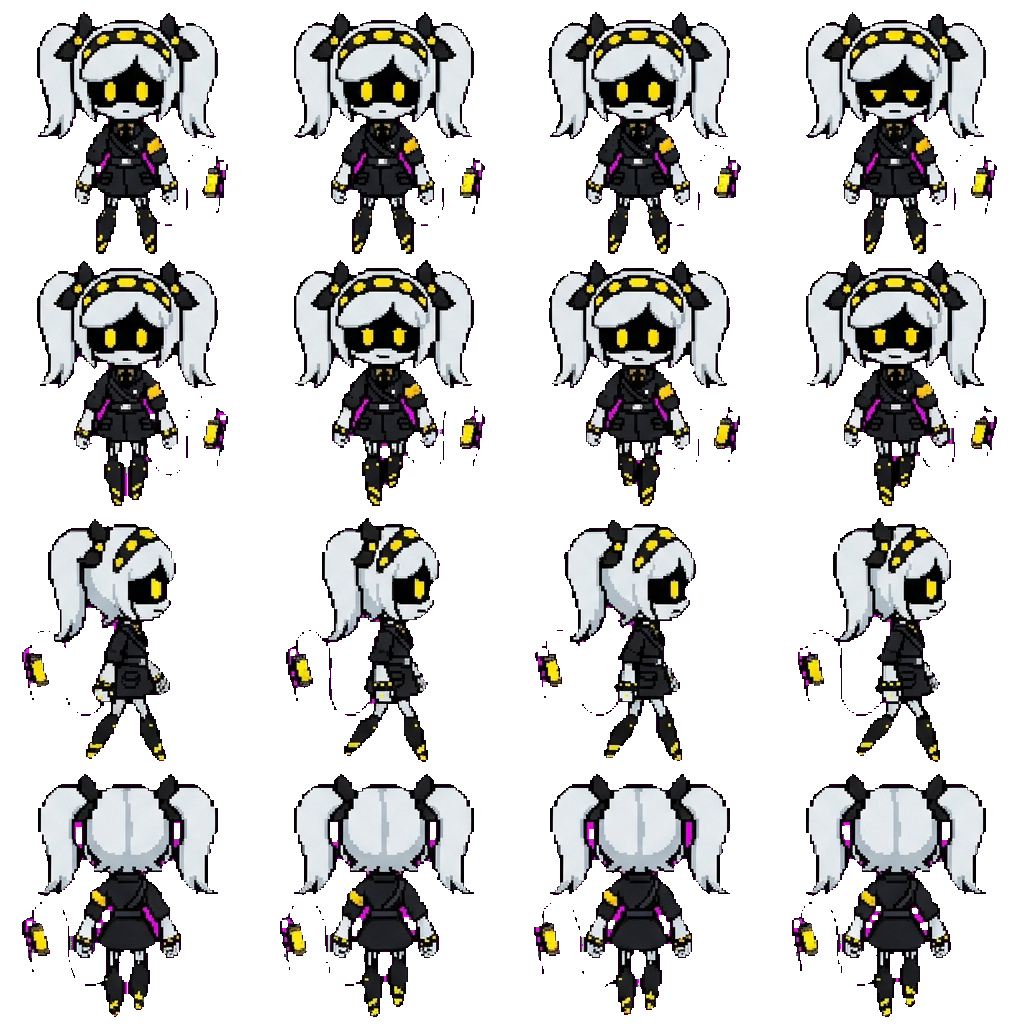 Serial designation J movement sprite