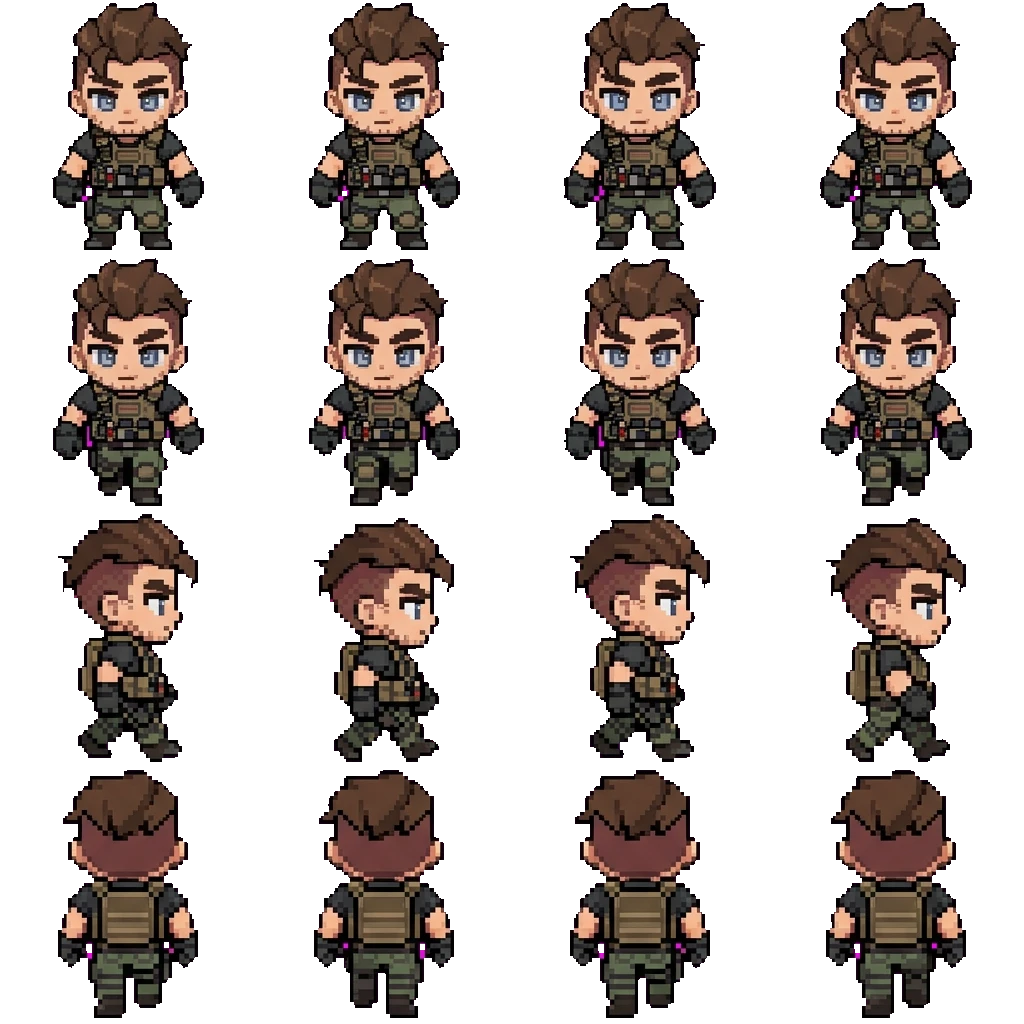 Johnny Mactavish movement sprite