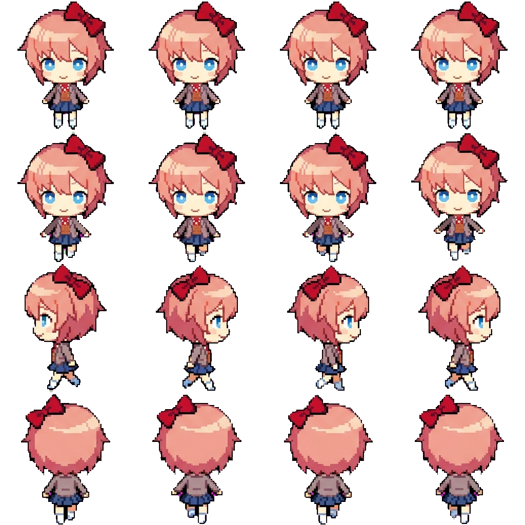Sayori movement sprite
