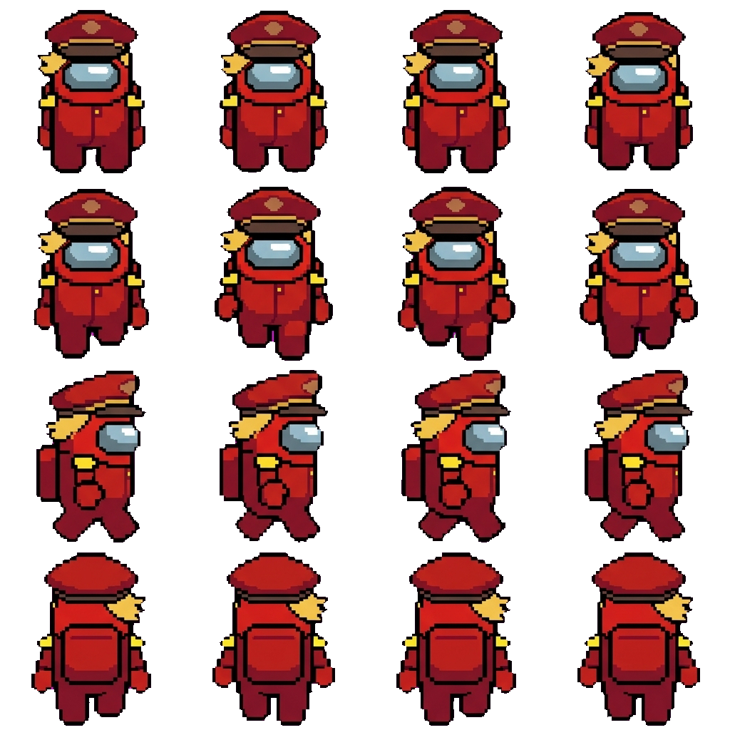 Rojo movement sprite