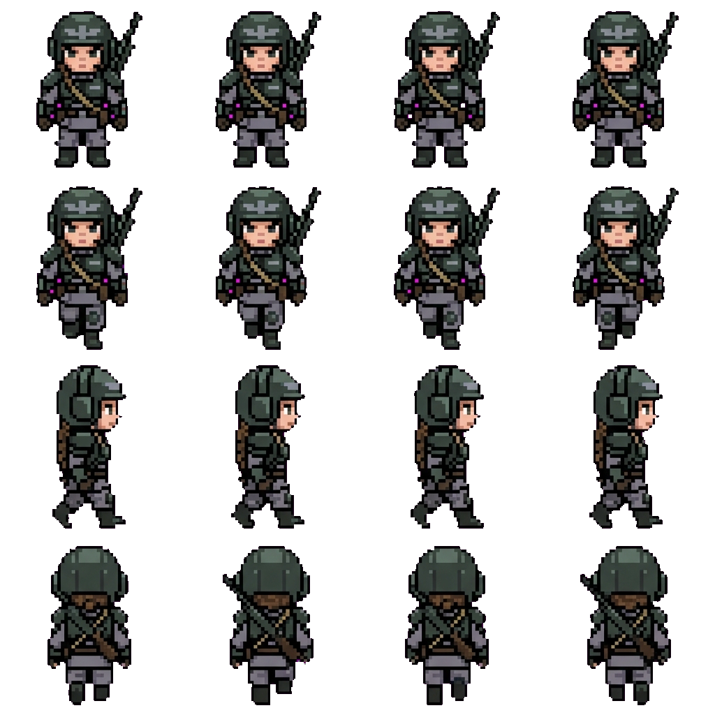 Private Surelia Kell movement sprite