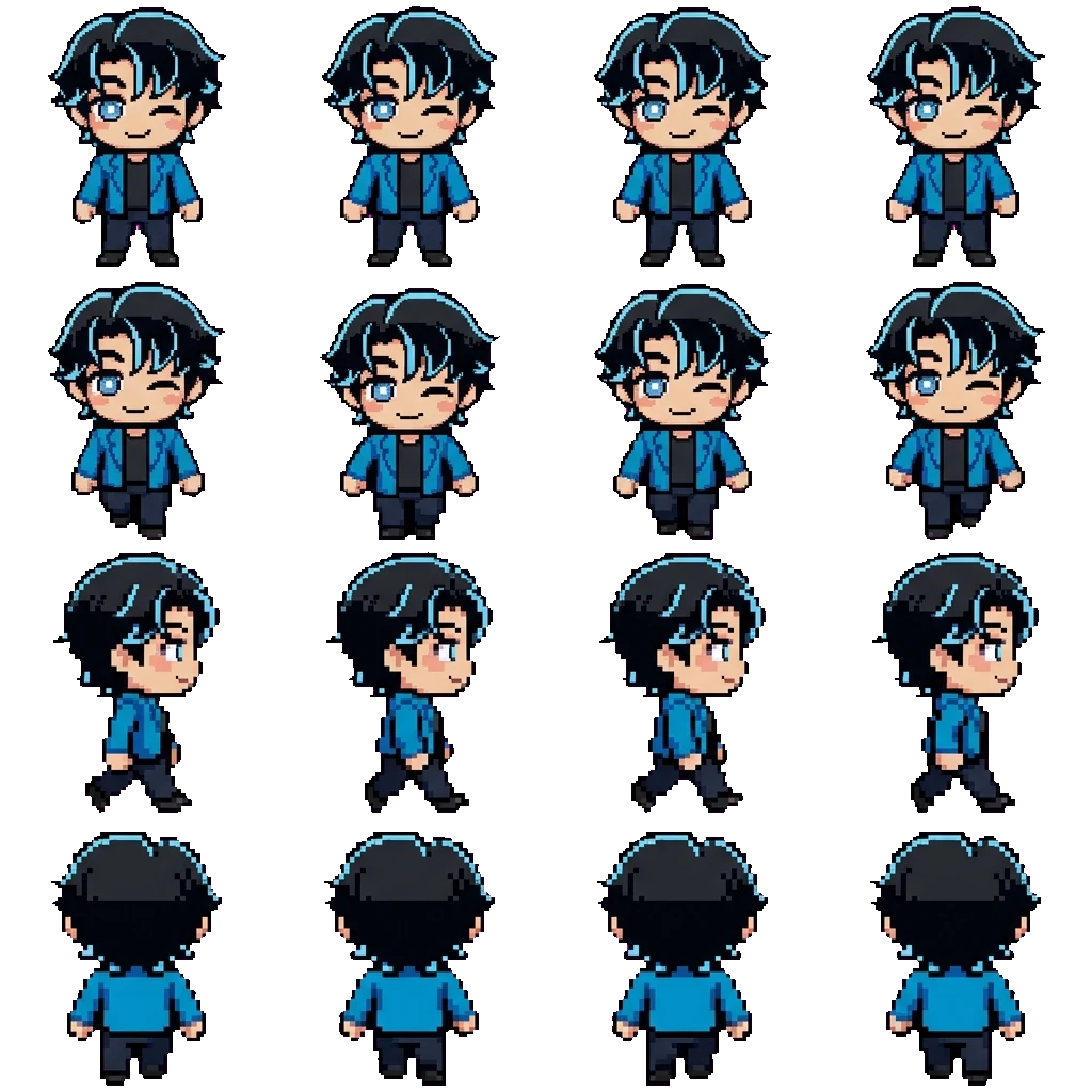 Dick Grayson movement sprite