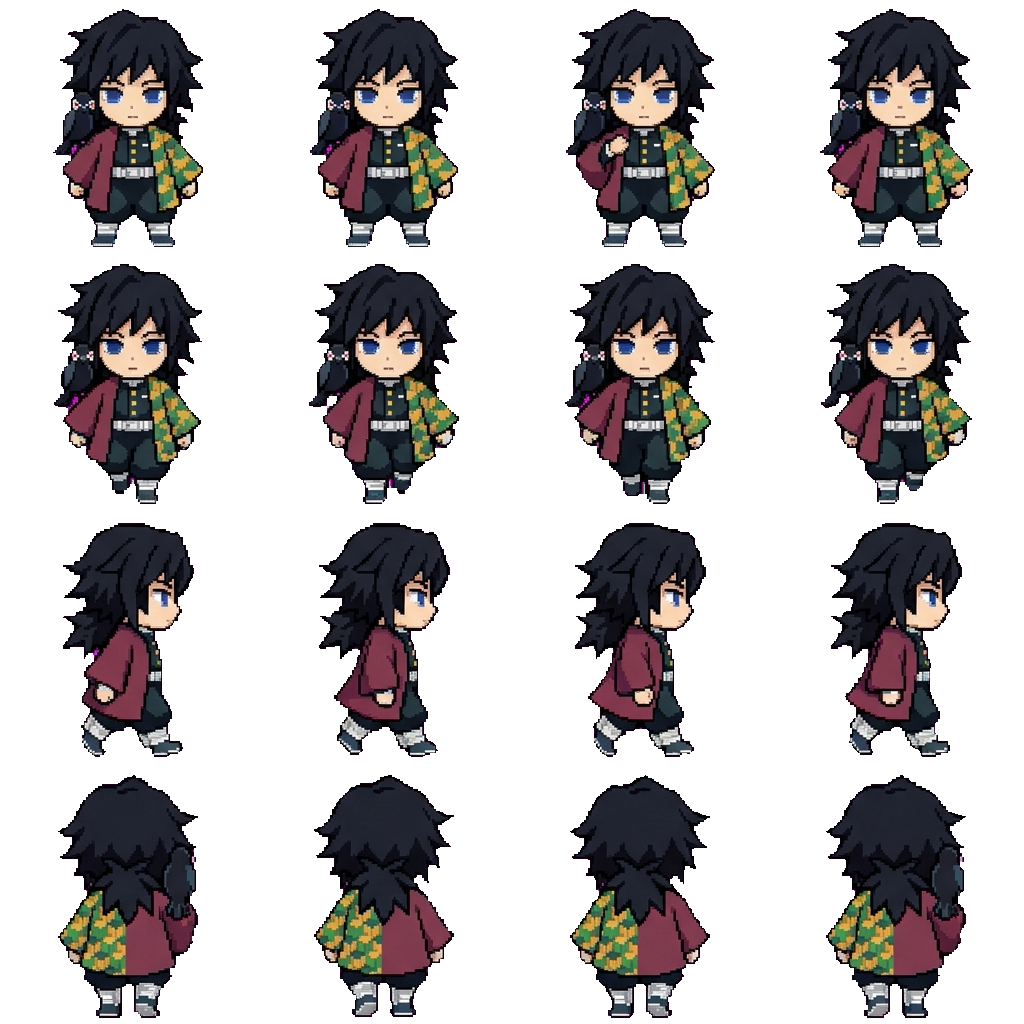 Giyuu Tomioka movement sprite