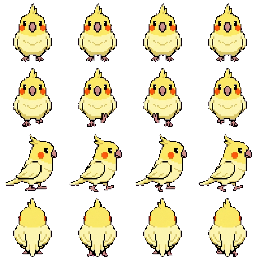 Manio movement sprite