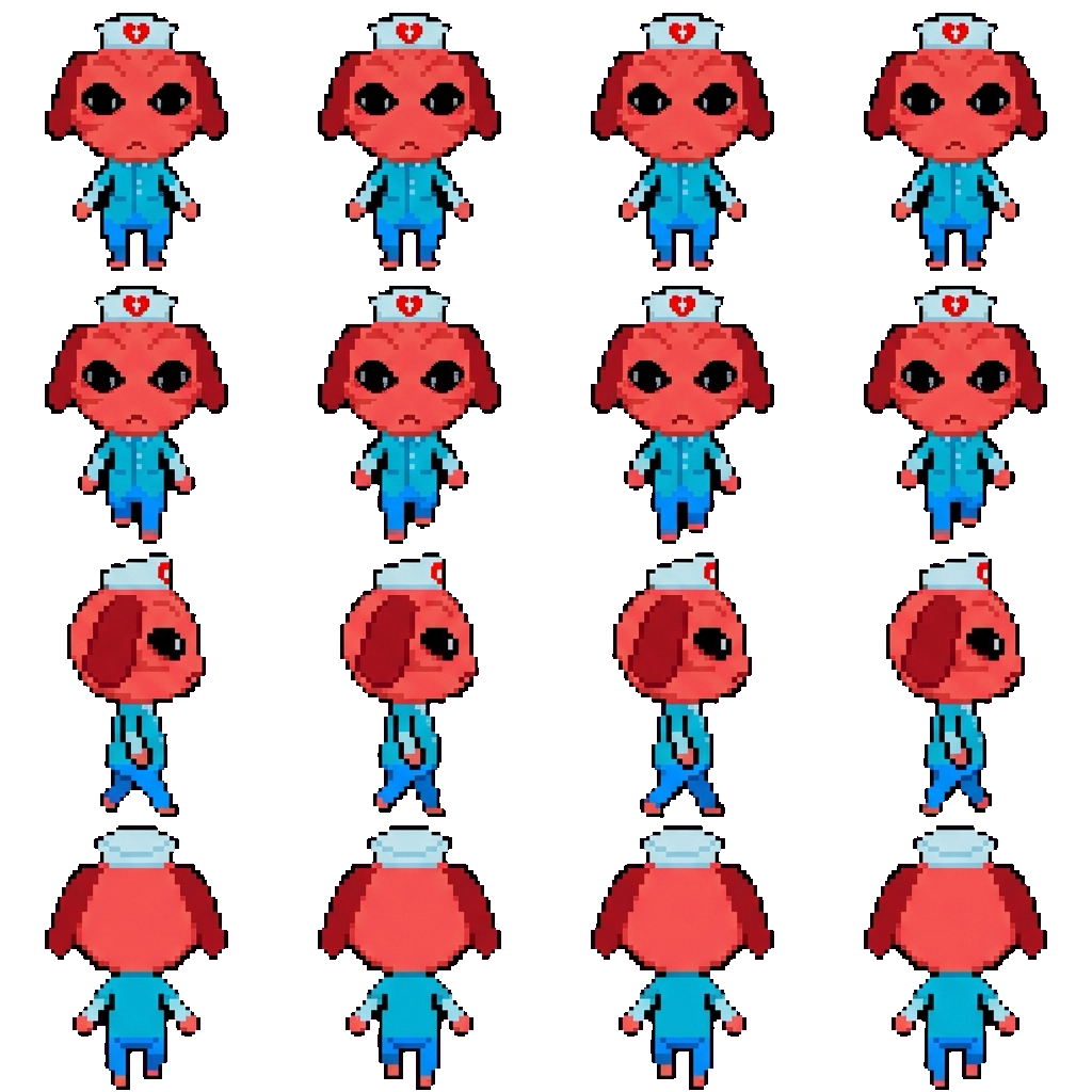 Nurse movement sprite