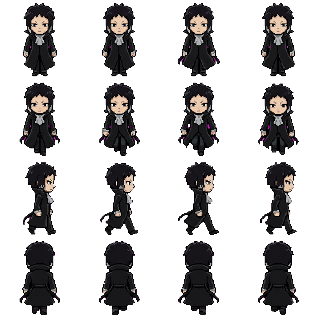 Рюноскэ Акутагава movement sprite