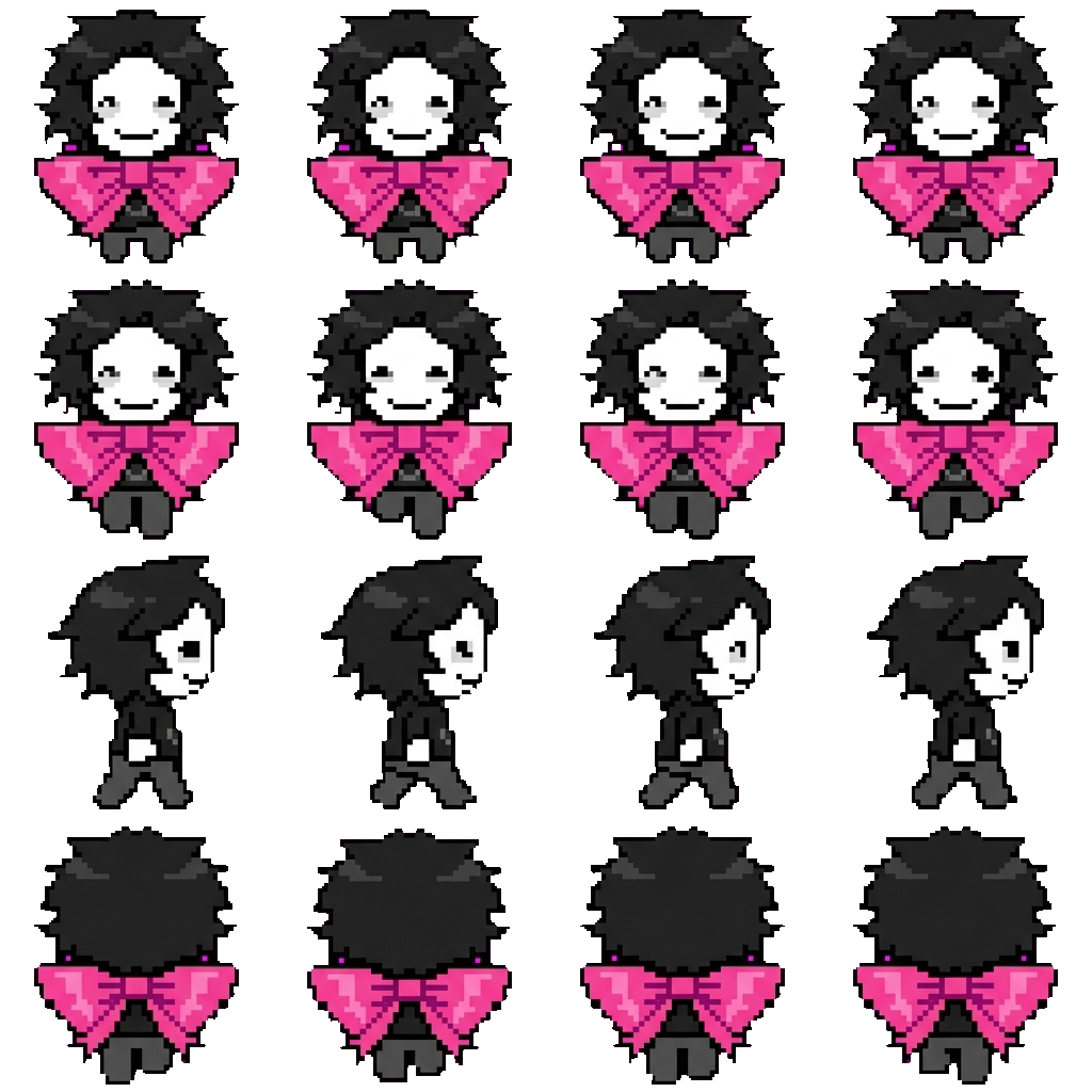 Two time movement sprite